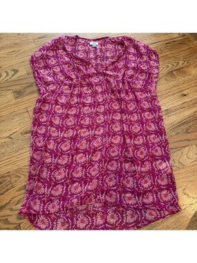 Old Navy Womens Fushia Pink Swim Bathing Suit Cover up Small